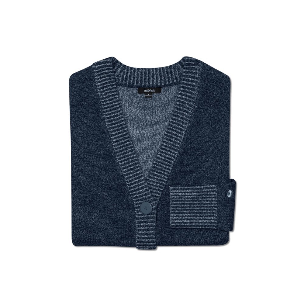 Allbirds Women\'s Sweaters Navy - Wool Cardi - 40312GWVI